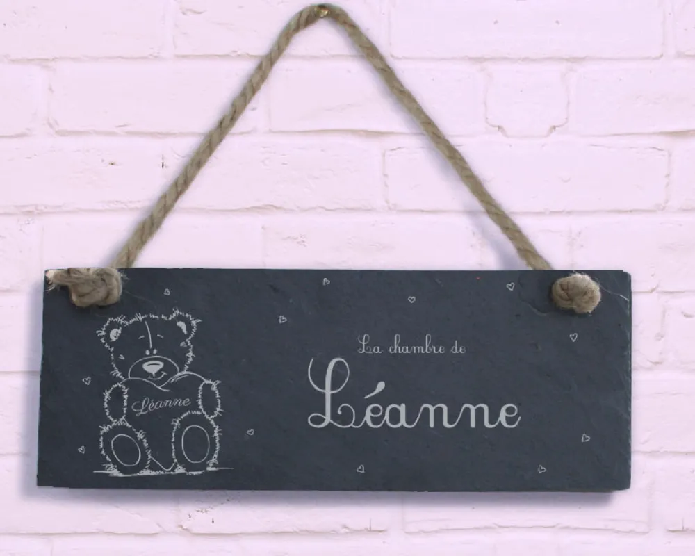 Plaque de porte enfant - Teddy Bear Câlin|Cadeaux.com Best