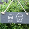 Plaque de porte personnalisée - Mr & Mrs|Cadeaux.com
