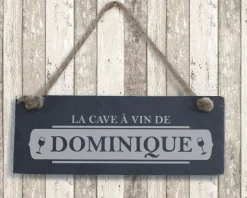 Plaque de porte personnalisée - La Cave à Vin de...|Cadeaux.com Online
