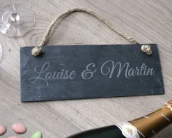 Plaque de porte personnalisée - Prénoms|Cadeaux.com