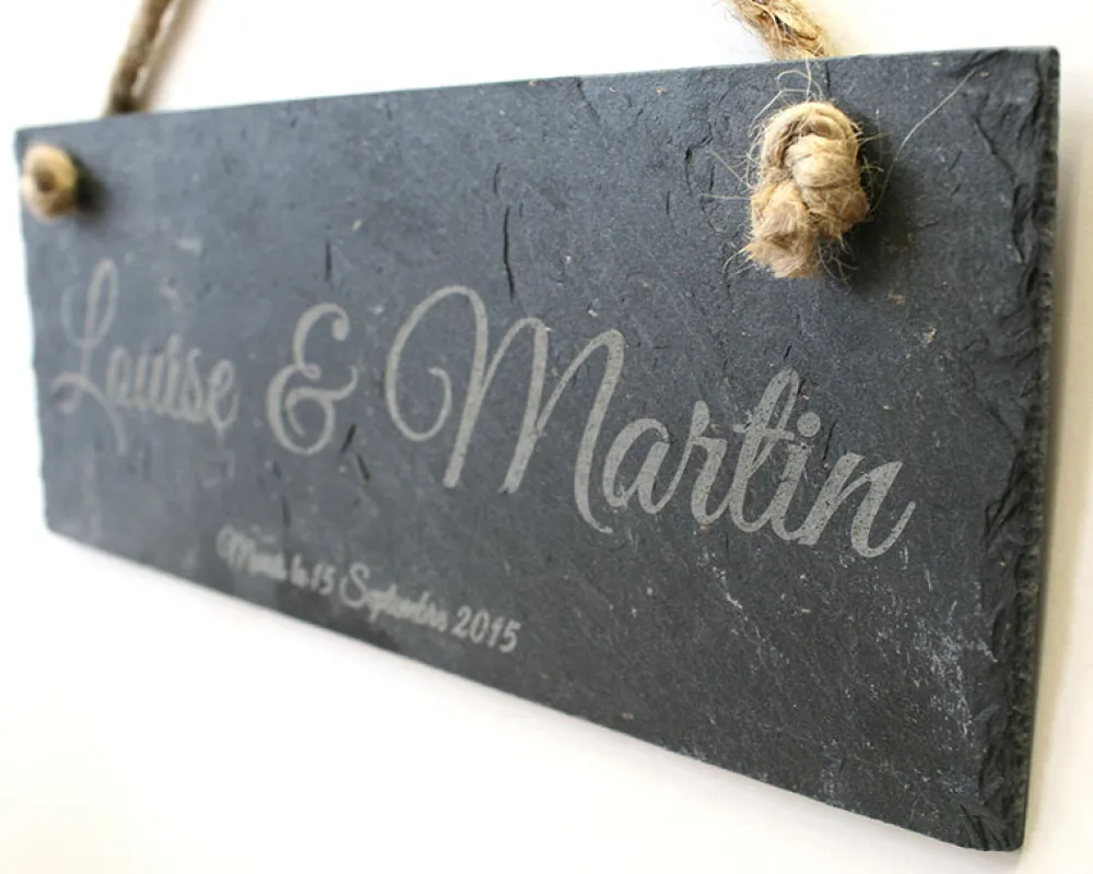 Plaque de porte personnalisée - Prénoms|Cadeaux.com