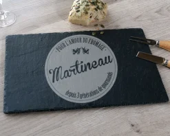 Plateau à Fromage en Ardoise Gravé|Cadeaux.com Best