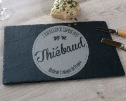 Plateau à Fromage en Ardoise Gravé|Cadeaux.com Best