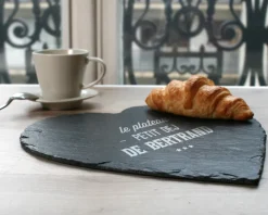 Plateau Ardoise cœur Gravé|Cadeaux.com Sale
