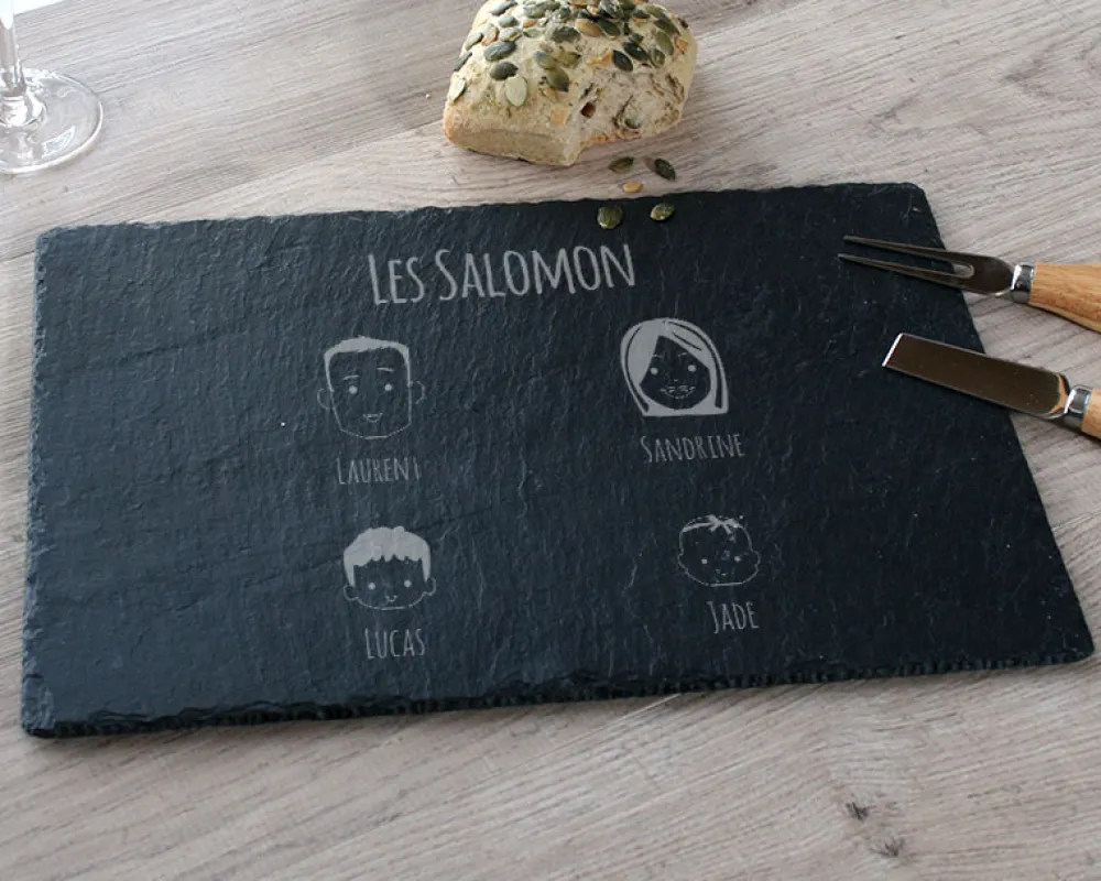 Plateau Ardoise Family Circus|Cadeaux.com