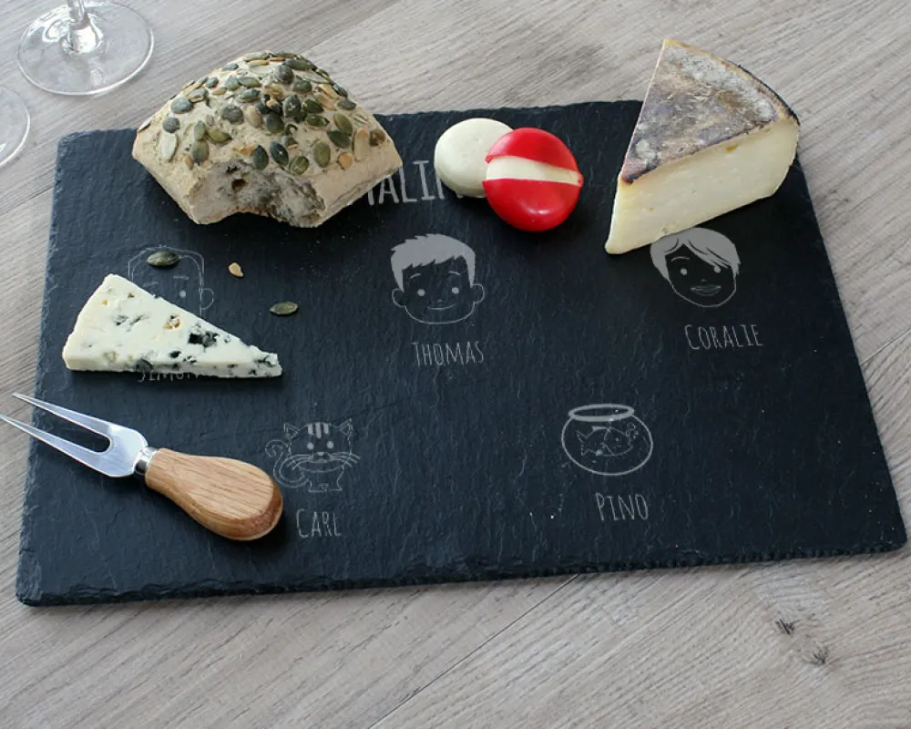 Plateau Ardoise Family Circus|Cadeaux.com