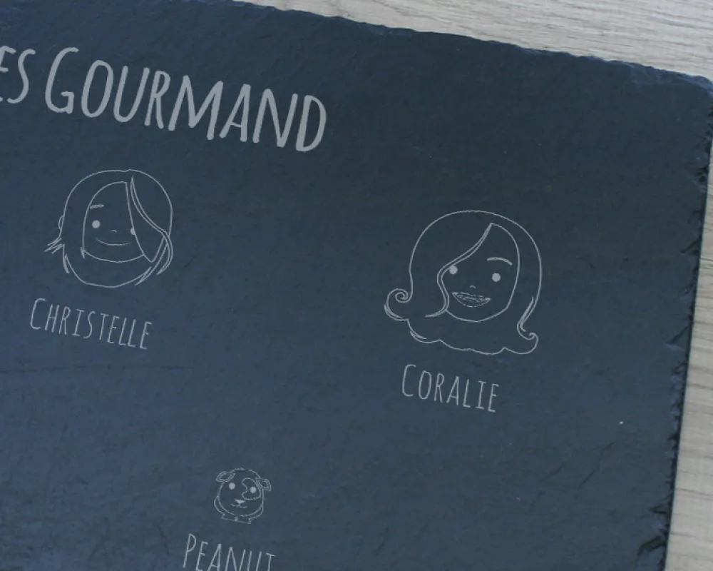 Plateau Ardoise Family Circus|Cadeaux.com