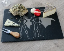 Plateau Ardoise Gravé - Super-Héros|Cadeaux.com New