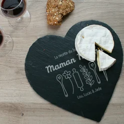 Plateau en ardoise personnalisé - Recette du Bonheur|Cadeaux.com Discount