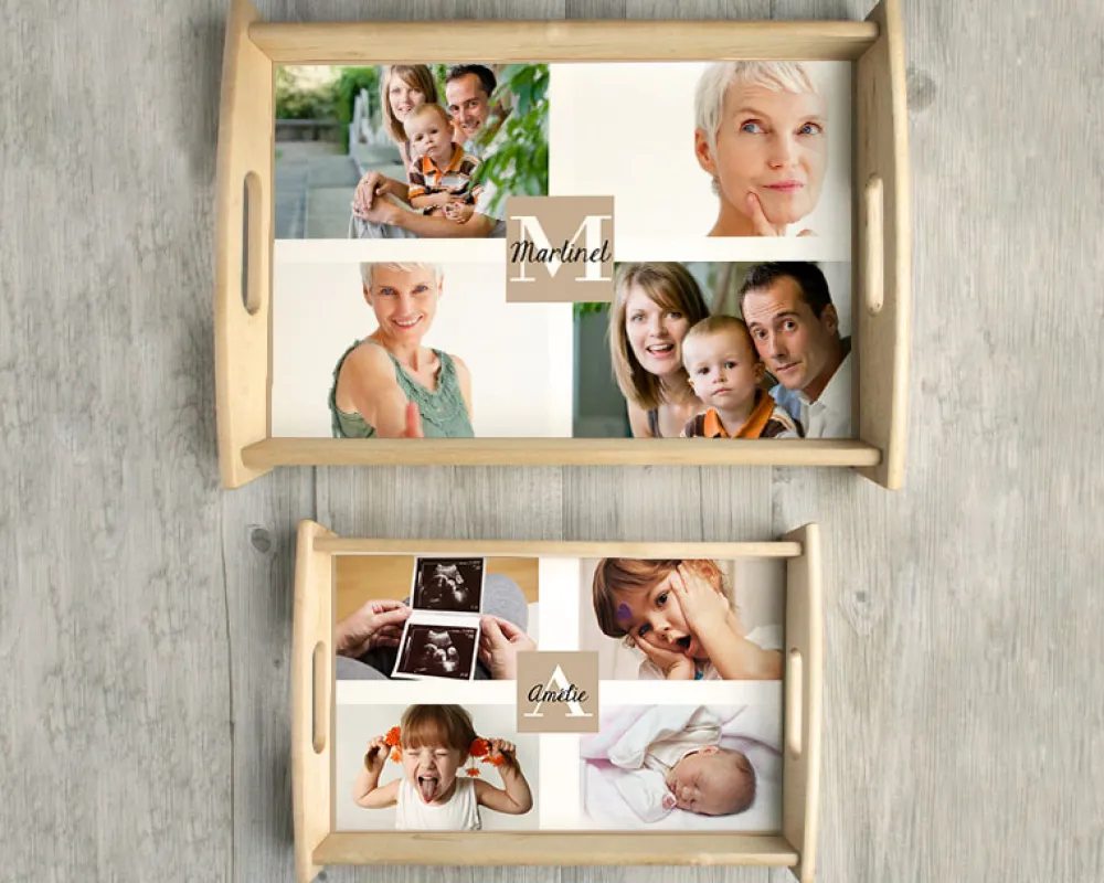 Plateau Multi-Photos Famille|Cadeaux.com Hot