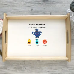 Plateau personnalisé - Famille Monstres|Cadeaux.com Discount