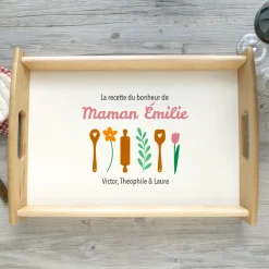Plateau personnalisé - Recette du Bonheur|Cadeaux.com Online