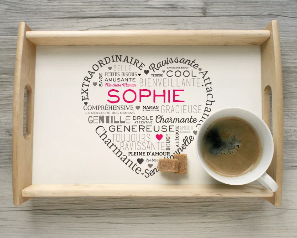 Plateau petits mots pour Maman|Cadeaux.com Hot