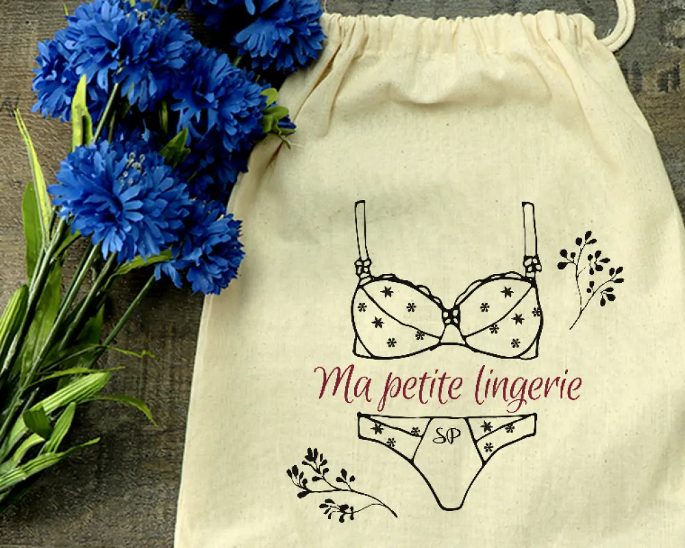 Pochon Lingerie Déshabille moi - Petit - 25x30cm|Cadeaux.com Sale