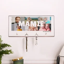 Porte clés mural personnalisé - Multi photos famille|Cadeaux.com Clearance