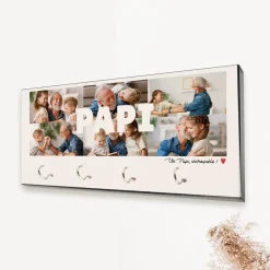 Porte clés mural personnalisé - Multi photos famille|Cadeaux.com Clearance