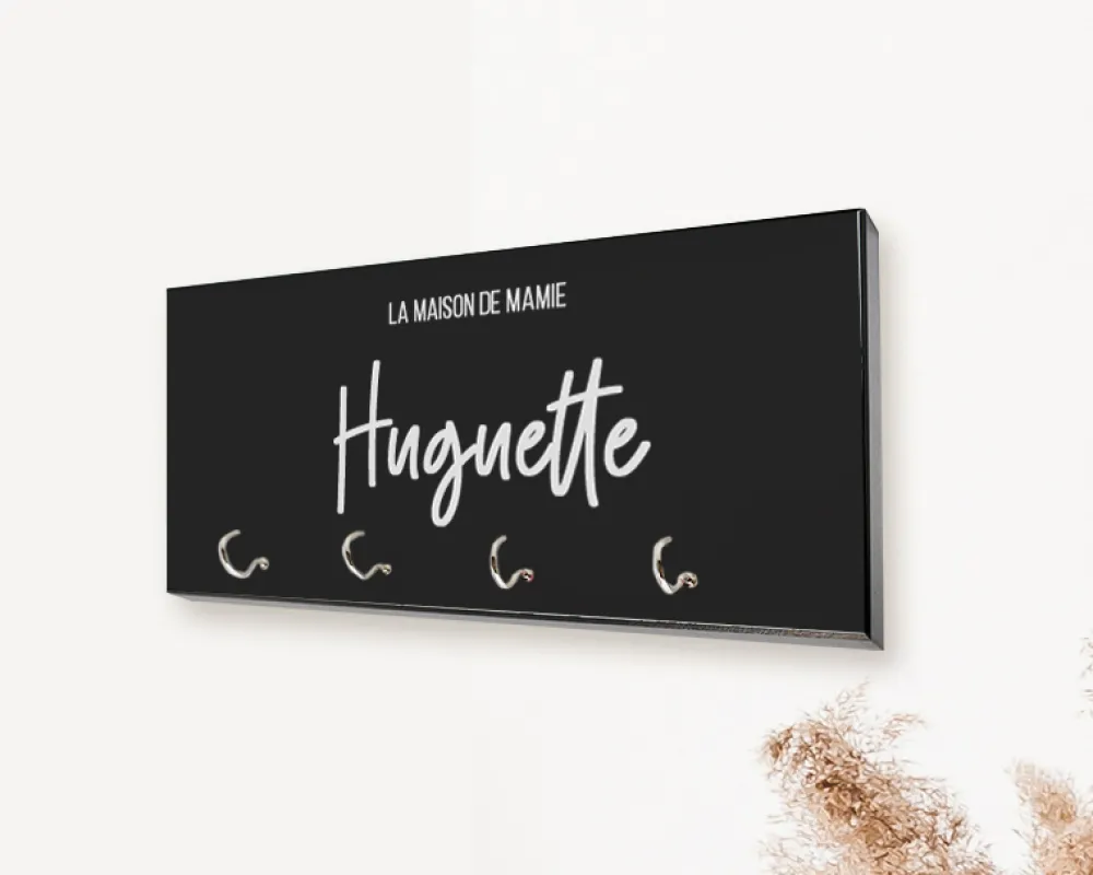 Porte clés mural personnalisé - Message|Cadeaux.com