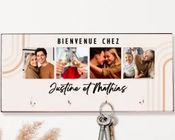 Porte clés mural personnalisé - Photos|Cadeaux.com Online