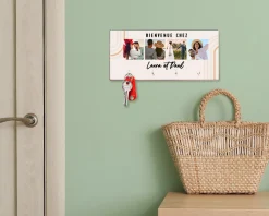 Porte clés mural personnalisé - Photos|Cadeaux.com Online