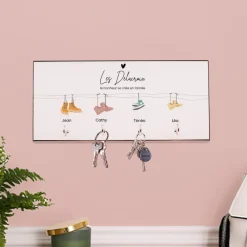 Porte clés mural personnalisé - Famille Chaussures|Cadeaux.com Clearance