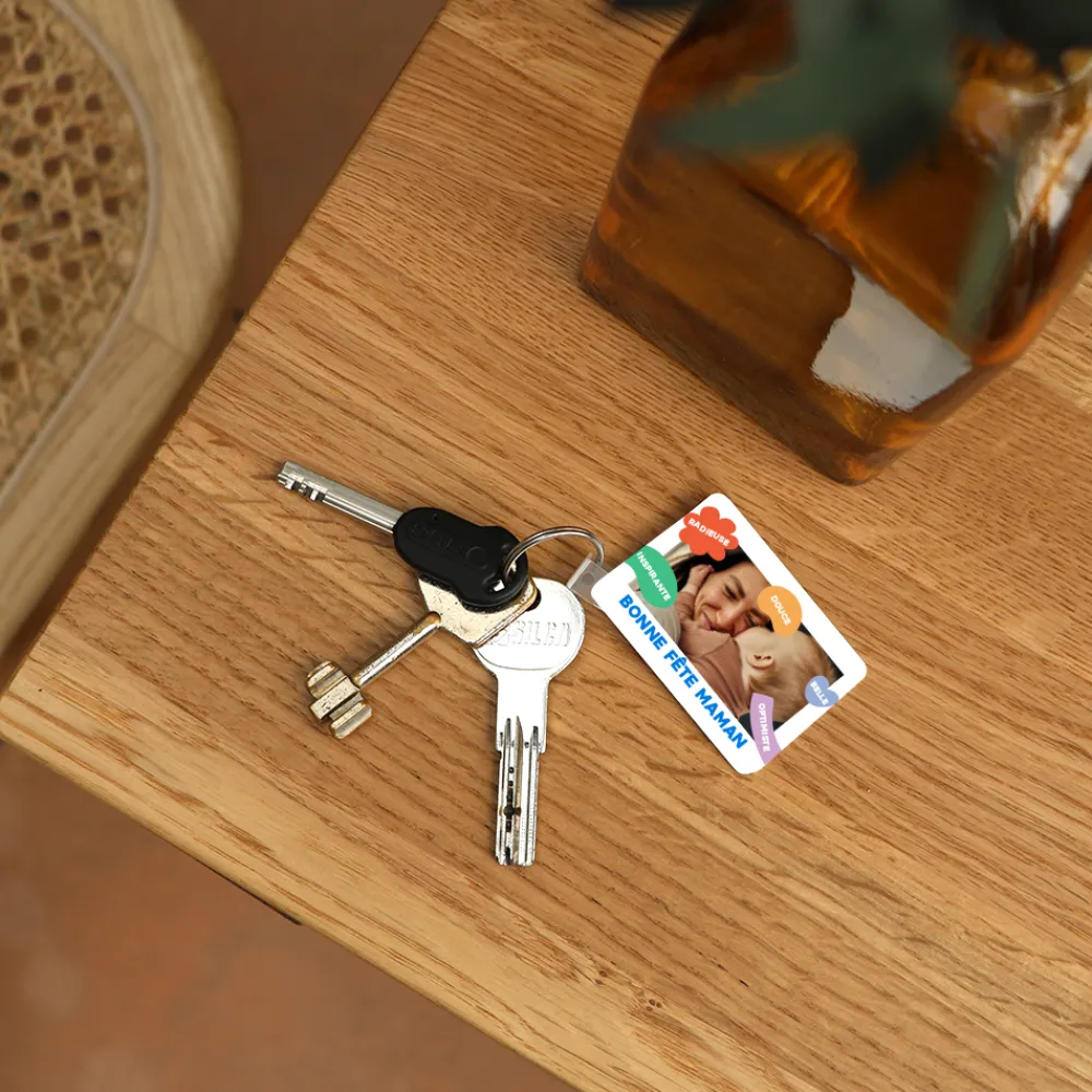 Porte-clé personnalisé - Eclats de Couleurs|Cadeaux.com Hot