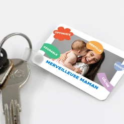 Porte-clé personnalisé - Eclats de Couleurs|Cadeaux.com Hot