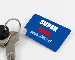 Porte-clé personnalisé - Super|Cadeaux.com