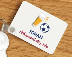 Porte-clés personnalisé - Apéro Foot|Cadeaux.com Best