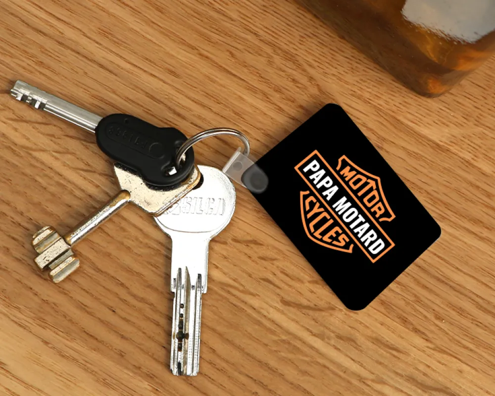 Porte-clés personnalisé - Biker|Cadeaux.com New