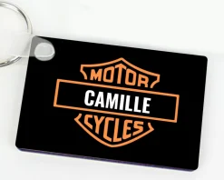 Porte-clés personnalisé - Biker|Cadeaux.com New