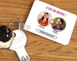 Porte-clés personnalisé - It's a match|Cadeaux.com Online