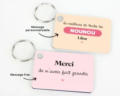 Porte-clés personnalisé - L'Ecole est Finie|Cadeaux.com Discount