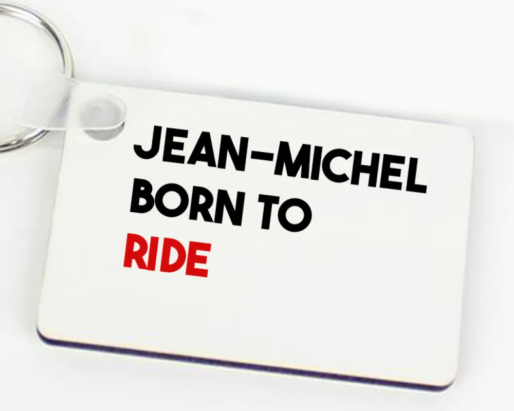 Porte-clés personnalisé - Message Moto|Cadeaux.com Discount