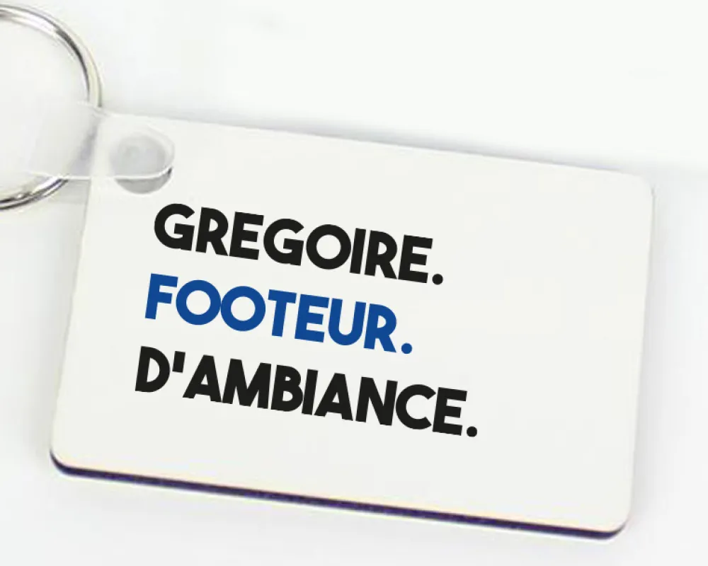 Porte-clés personnalisé - Message Football|Cadeaux.com Clearance