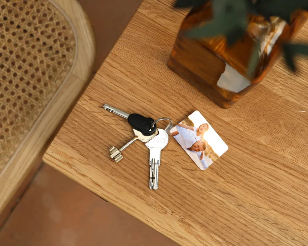 Porte-clés personnalisé photo - Définition Papa|Cadeaux.com Online