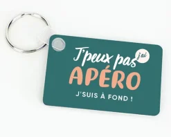 Porte-clés personnalisable - J'peux pas j'ai apéro|Cadeaux.com Clearance