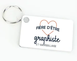 Porte-clés personnalisable - Fier d'être|Cadeaux.com New
