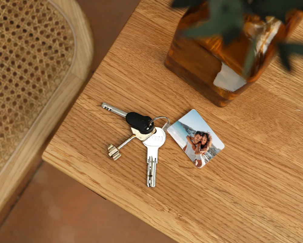 Porte-clés photo - Je t'aime|Cadeaux.com