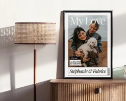 Poster photo personnalisé - Fausse Une de Magazine Couple|Cadeaux.com Sale