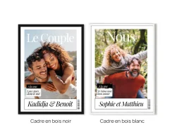 Poster photo personnalisé - Fausse Une de Magazine Couple|Cadeaux.com Sale