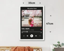 Poster photo personnalisé - Spotify|Cadeaux.com Clearance