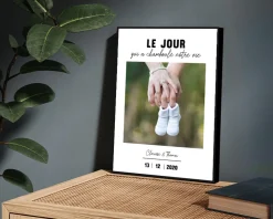 Poster photo personnalisé - Le Jour Où ...|Cadeaux.com Hot