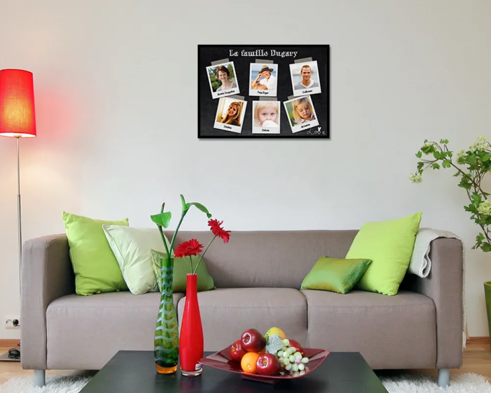 Poster photo personnalisé - Polaroïds Famille|Cadeaux.com Online