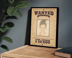 Poster photo personnalisé - Wanted|Cadeaux.com Best