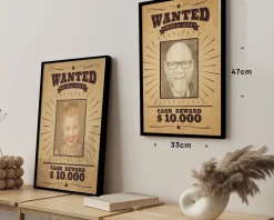 Poster photo personnalisé - Wanted|Cadeaux.com Best