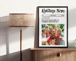 Poster photo personnalisé - Fausse Une de Journal Actualité|Cadeaux.com Hot