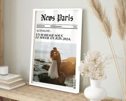 Poster photo personnalisé - Fausse Une de Journal Actualité|Cadeaux.com Hot
