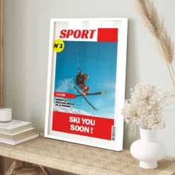 Poster photo personnalisé - Fausse Une de Journal Sport|Cadeaux.com Online