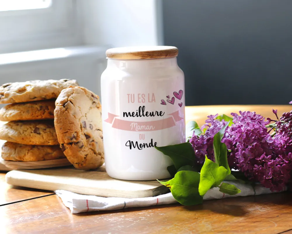 Pot à biscuits personnalisé - Meilleure du Monde|Cadeaux.com Sale