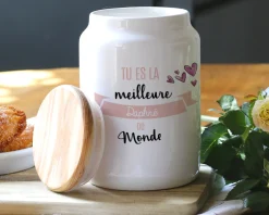 Pot à biscuits personnalisé - Meilleure du Monde|Cadeaux.com Sale